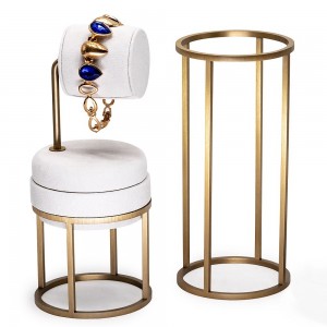 Custom jewelry display metal stand 
